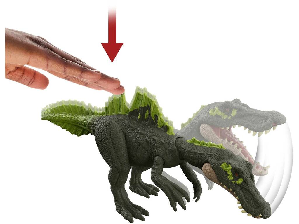 Jurassic World Dominion Figura Ichthyovenator con Suoni Mattel HDX44