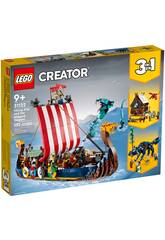 Lego Creator Viking Ship et Midgard Serpent 31132