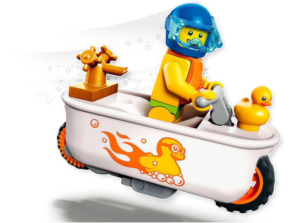 Lego City Stuntz Moto Acrobatica: Vasca da bagno 60333
