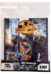 Jurassic World Dominion Starter Pack Promoción con 4 Sobres Panini