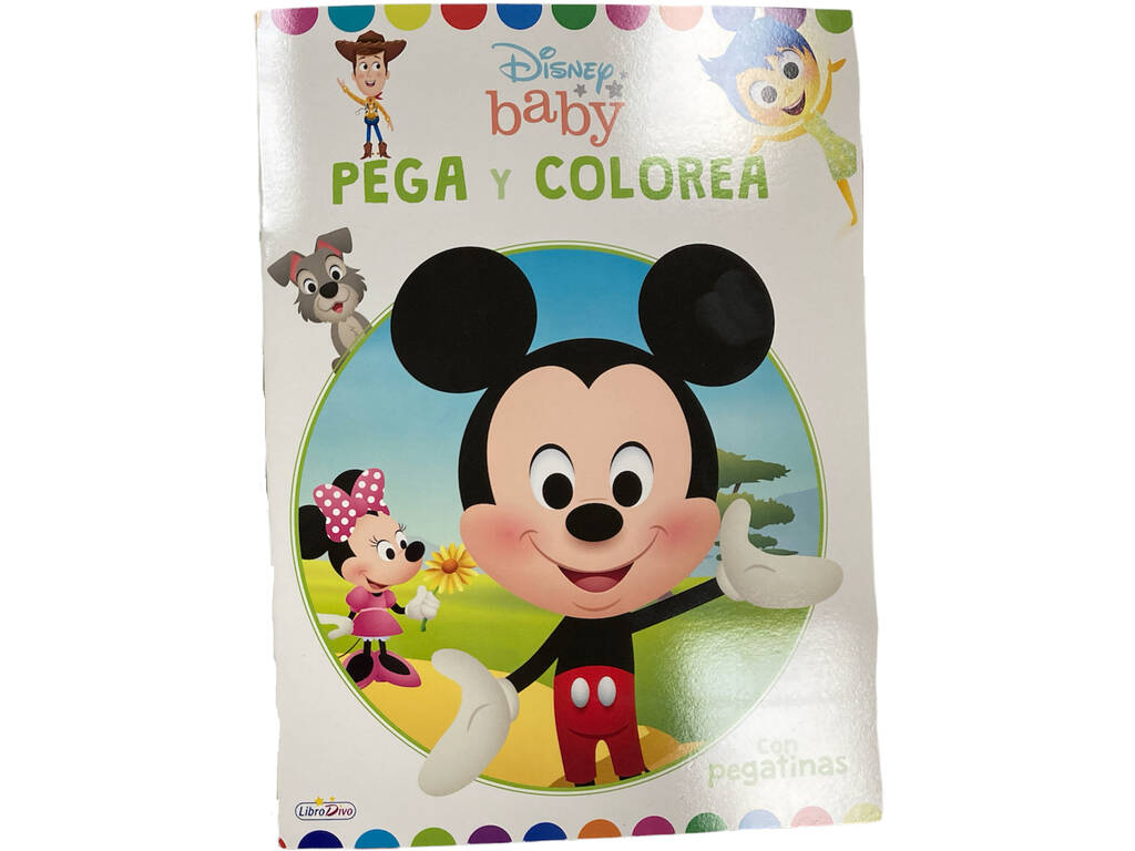 Disney Baby Pega y Colorea Ediciones Saldaña LD0876
