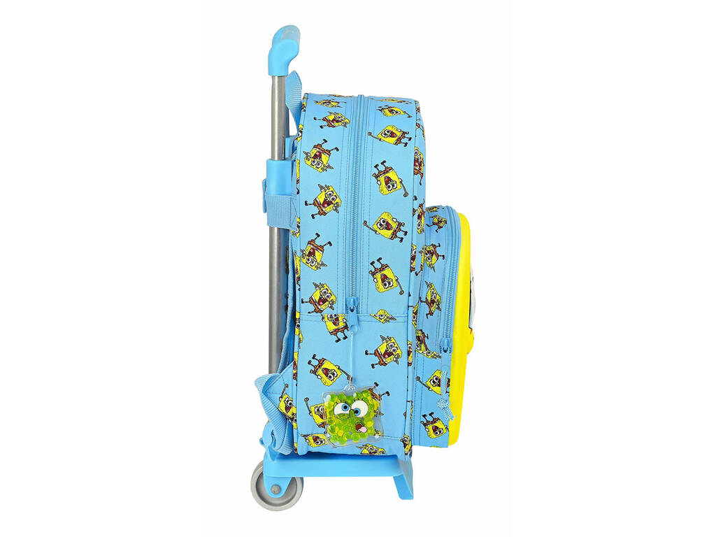 Zaino con Trolley con tasca 3D SpongeBob Safta 612191020