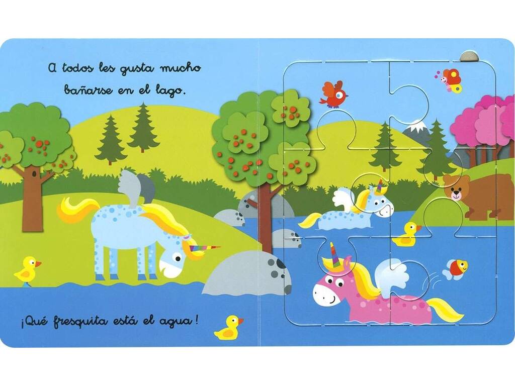 Cuento Puzle Unicornios de Susaeta S069005