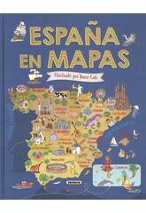 Il mondo in mappe La Spagna in mappe di Susaeta S2131999