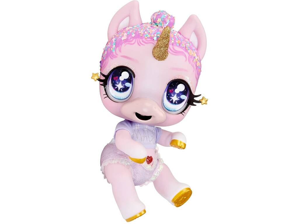 Bambola Unicorno Rosa Glitter Babyz MGA 581550