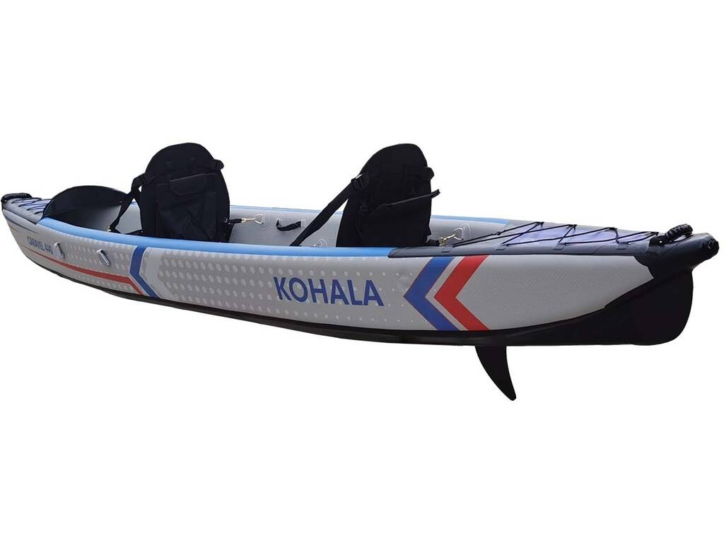 Kayak gonfiabile 2 posti Kohala Caravel 440 Dropstich 440 cm. Ociotrends KHD440