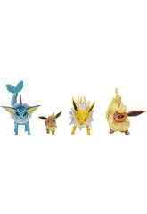 Pokmon Select Evolution Multipack Eeve 4 Figuras Bizak 63222837