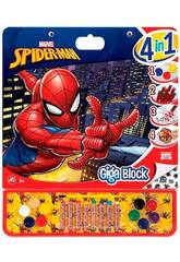 Spiderman Giga Block 4 In 1 con Colori Cefa Toys 21873
