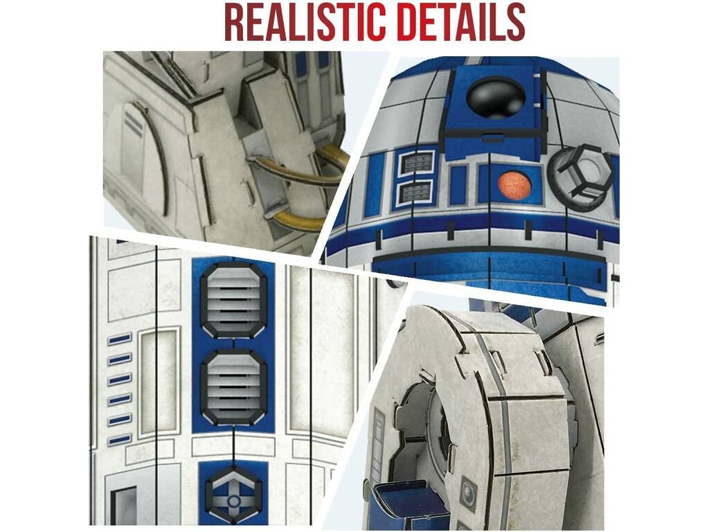 Star Wars Quebracabeça 4D R2-D2 World Brands SW803120