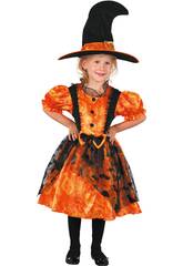 Disfraz pumpkin Witch Bebé Talla M