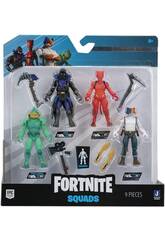 Fortnite Legendary Micro Series Squads Pack 4 Figures Toy Partner FNT1120
