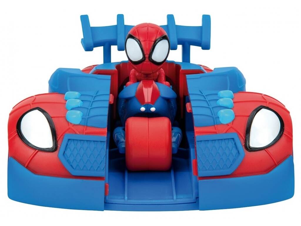 Spiderman Marvel Spidey and His Amazing Friends Joga teia de aranha 2 em 1 Toy Partner SNF0113