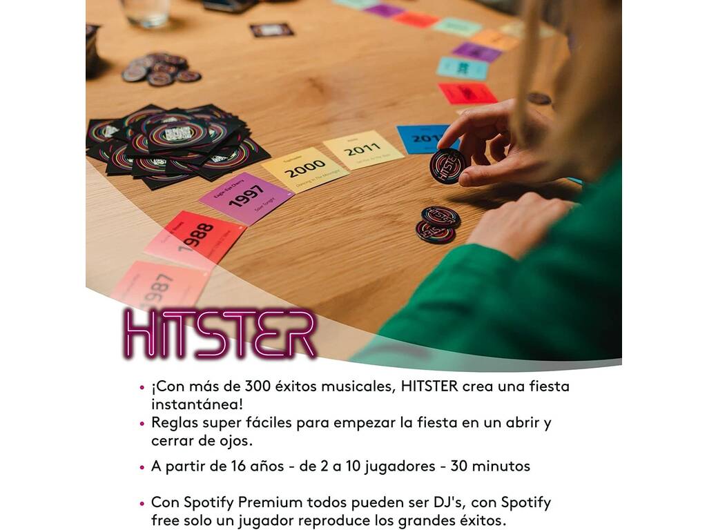 Hitster The Greatest Hits Spiel von Diset 19888