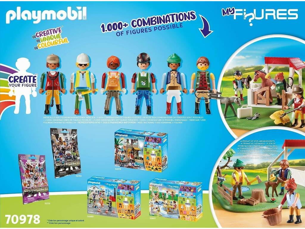 Playmobil My Figures Rancho de Caballo 70978