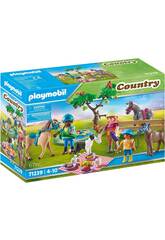 Playmobil Country Excursion de Picnic con Caballos 71239