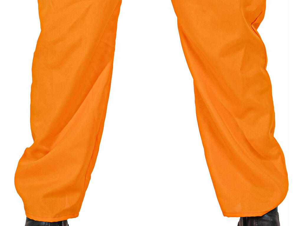 Costume Prigioniero Arancione Uomo Taglia L