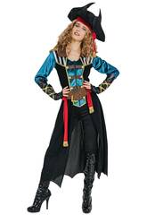 Disfraz Capitana Pirata Mujer Talla S