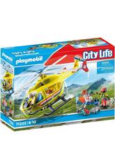 Playmobil City Life Hélicoptère de sauvetage 71203