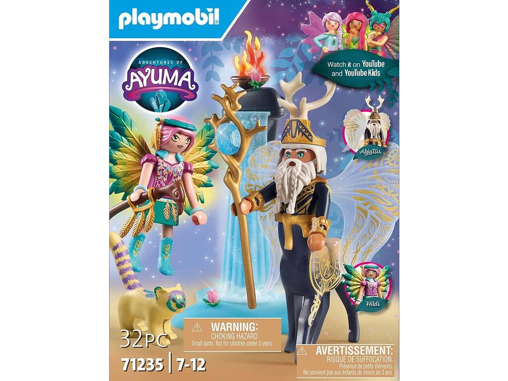 Playmobil Les Aventures d'Ayuma Abjatus avec le chevalier Hildi 71235
