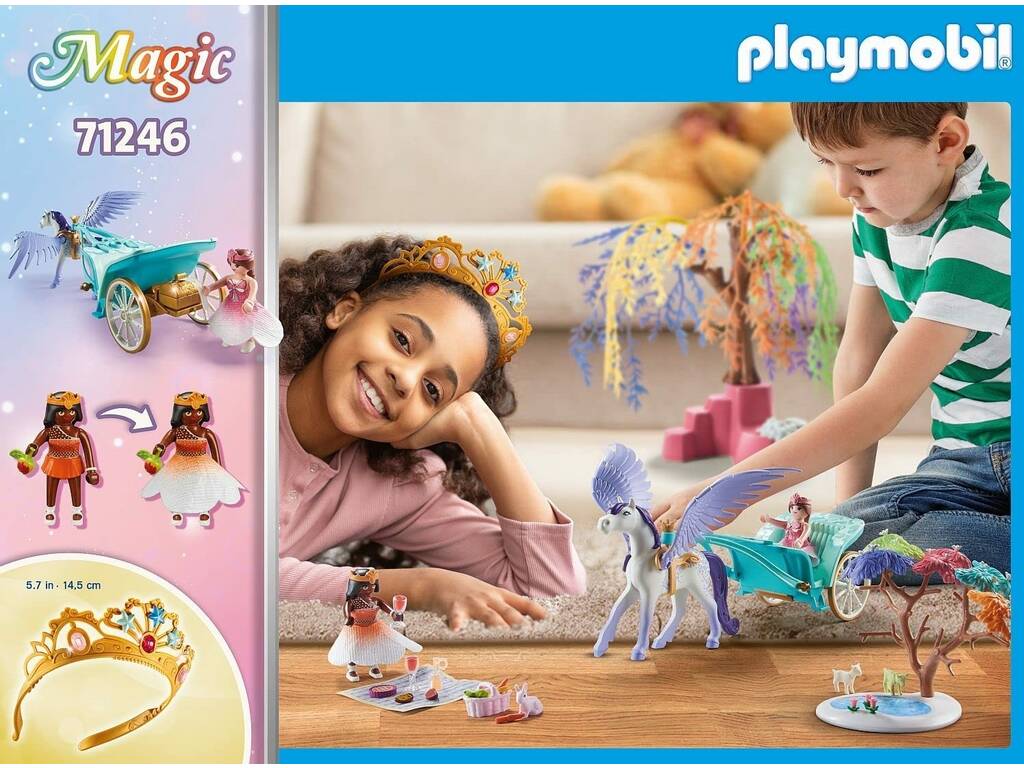 Playmobil Magic World Picknick mit Pegasus-Kutsche 71246