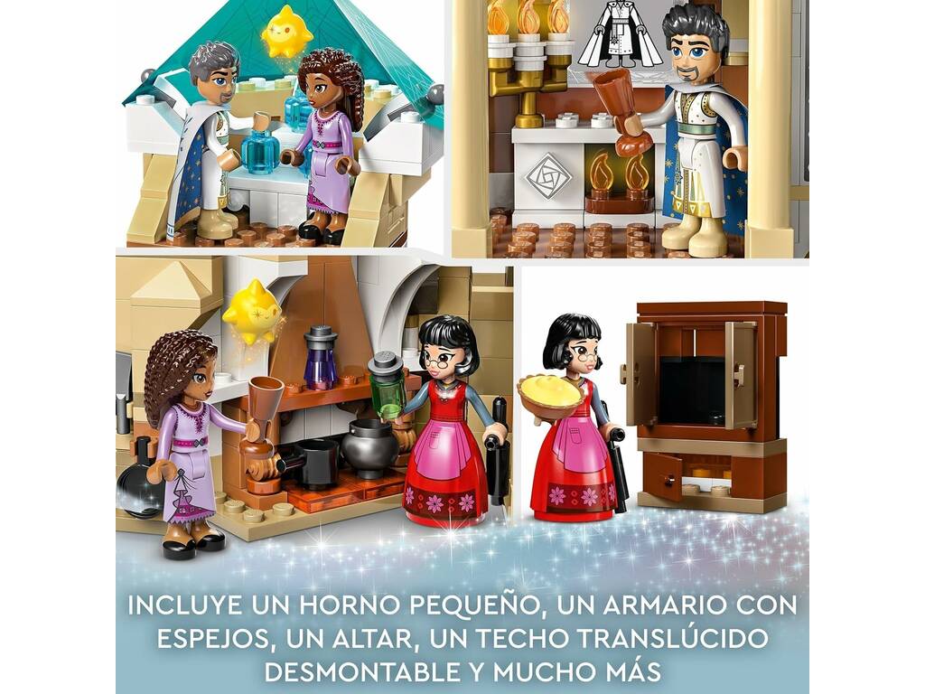 Lego Disney Wish Le château du roi magnifique 43224