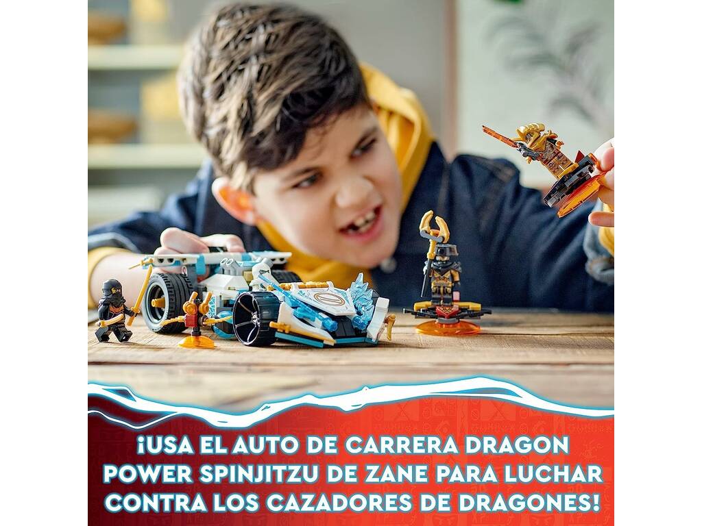 Lego Ninjago Zane Dragon Power Esportivo de Competição Spinjitzu 71791