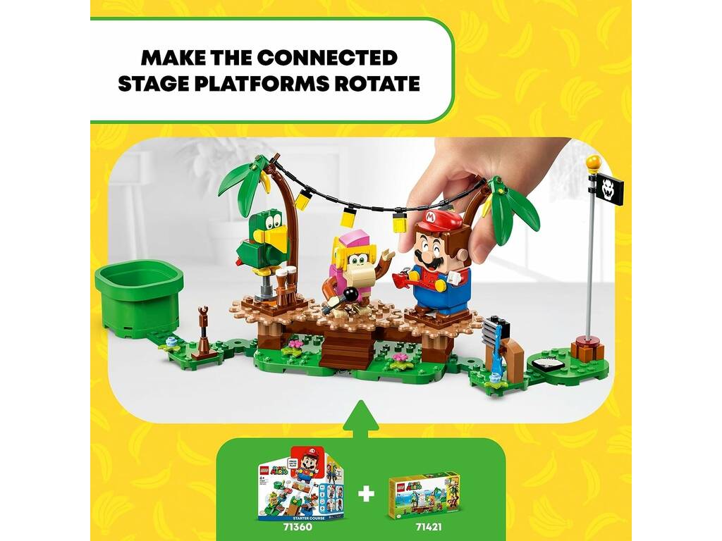 Lego Super Mario Set de Expansión: Jaleo en la jungla con Dixie Kong 71421