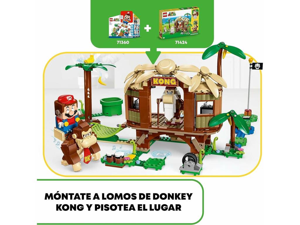 Lego Super Mario Set de Expansión: Casa del árbol de Donkey Kong 71424