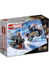 Lego Marvel Motos de Viuda Negra y el Capitn Amrica 76260