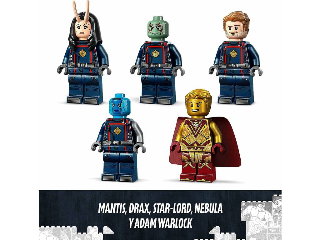 Lego Marvel Guardiani della Galassia Nuova Nave dei Guardiani 76255
