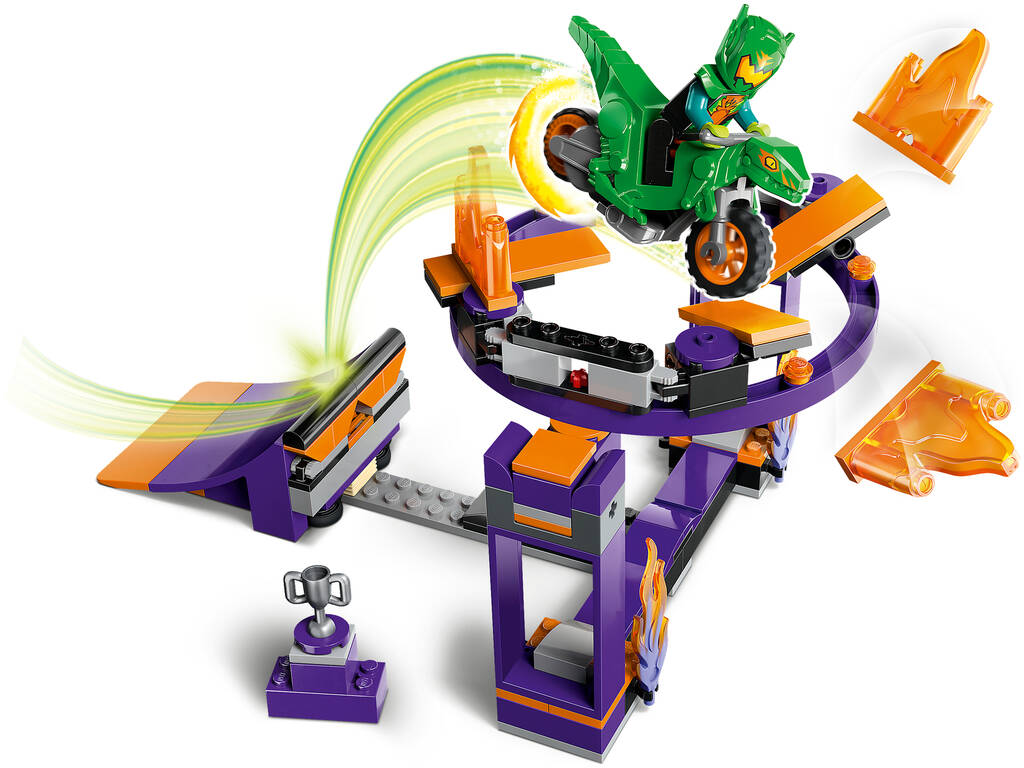 Rampe et cerceau Lego City Stuntz Stunt Challenge 60359