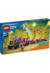 Lego City Stuntz Desafío Acrobático Camión y Anillos de Fuego 60357