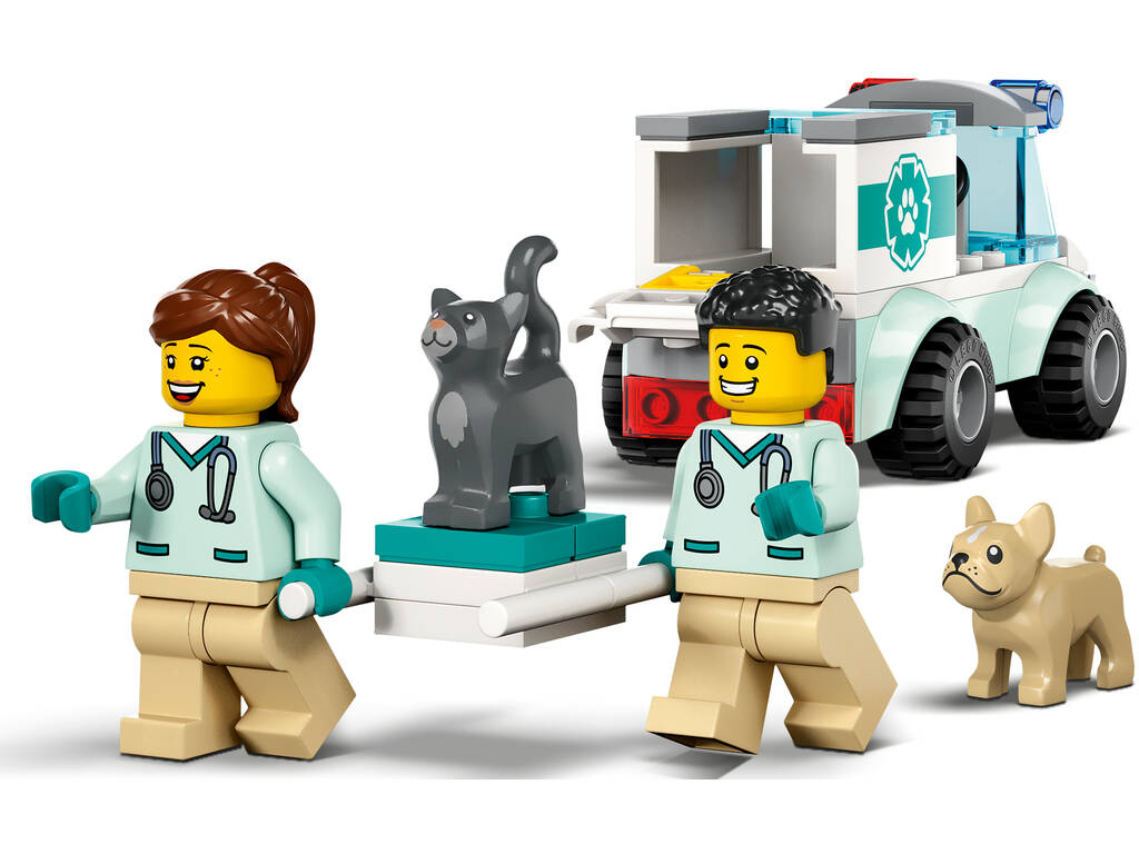Lego City Great Vehicles Furgoneta Veterinaria de Rescate 60382