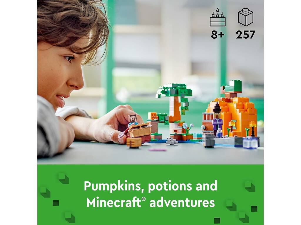 Ferme de citrouilles Lego Minecraft 21248