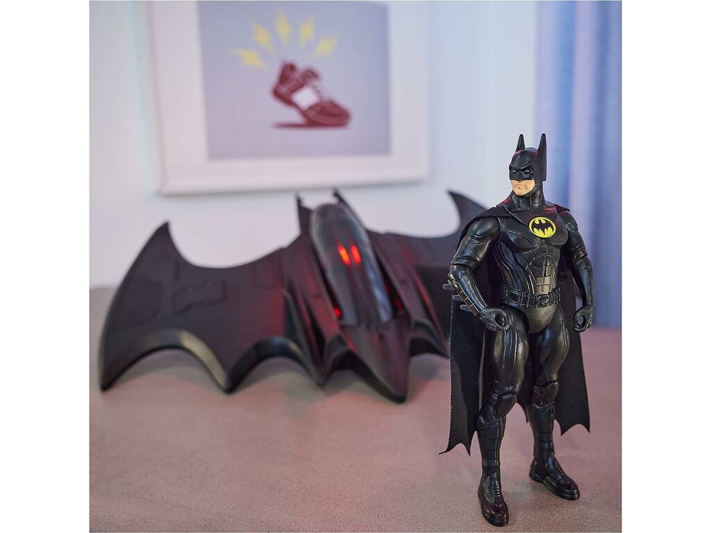 The Flash Pack Batwing e Figura Batman 30 cm. Spin Master 6065274