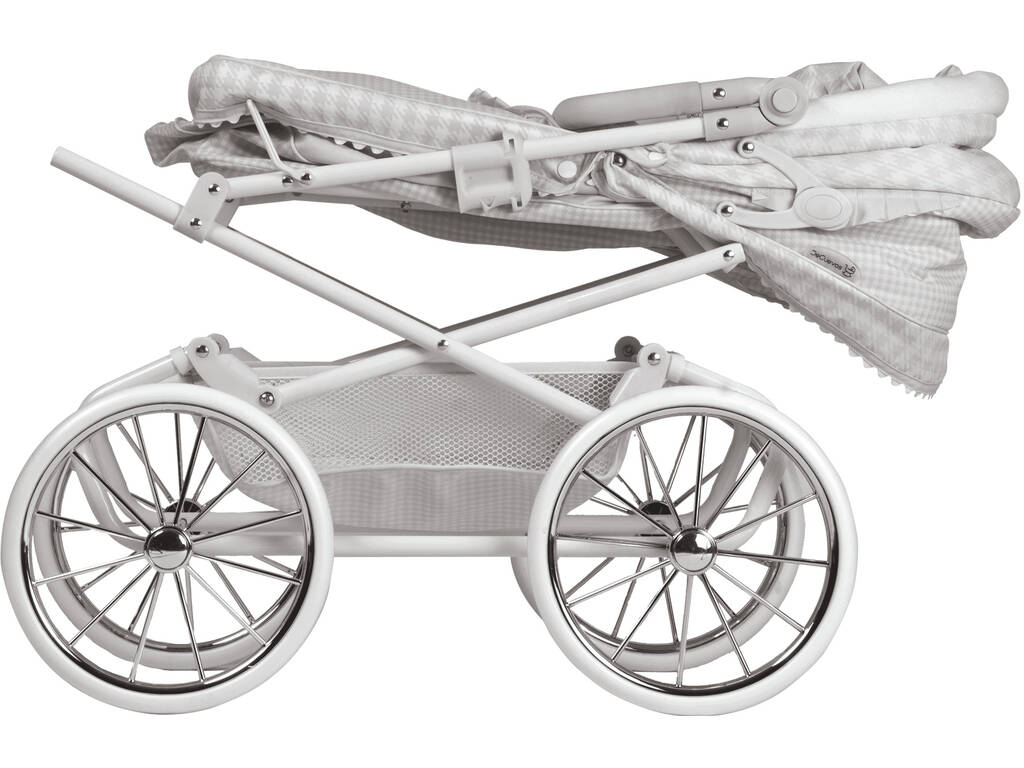 Funny DeCuevas Foldable Reborn Doll Trolley with Parasol 82086