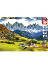 Puzzle 2000 Otoo em Las Dolomitas Educa 19566