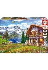 Puzzle 4000 Casa em Los Alpes Educa 19568