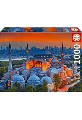 Puzzle 1000 Mosque bleue, Istanbul par Educa 19612