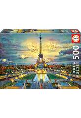 Puzzle 500 Eiffelturm Educa 19621