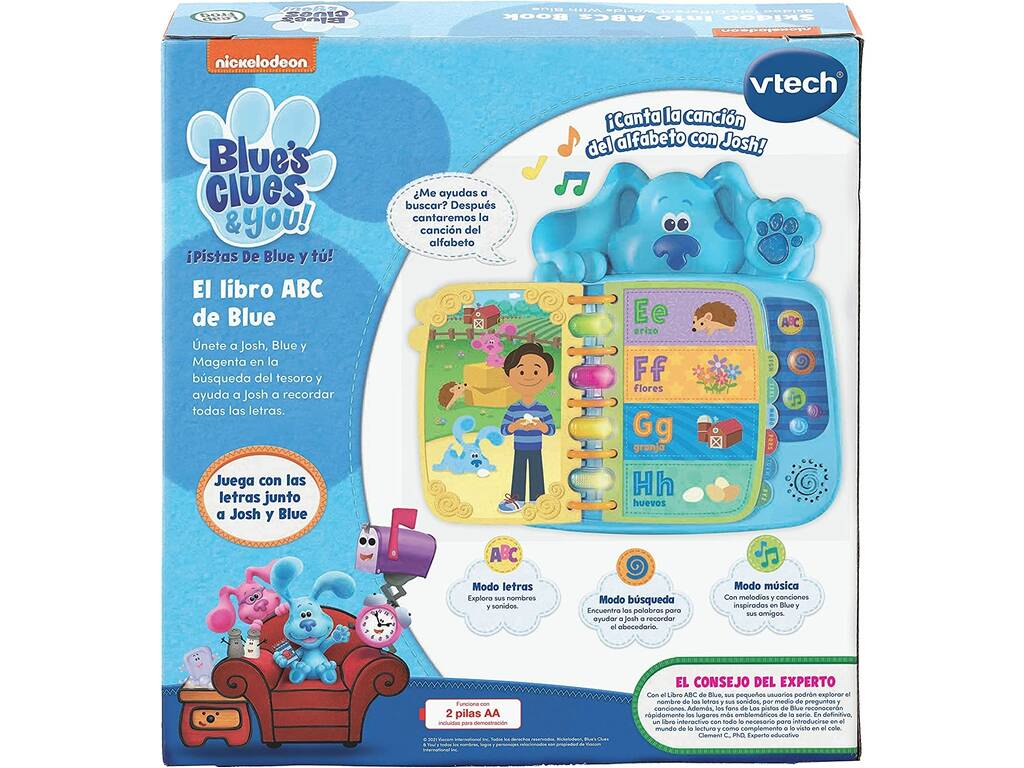 Blue and You Clues Le livre ABC de Blue Vtech 610622