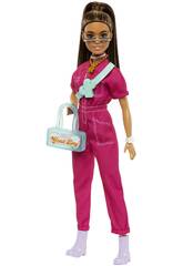 Barbie Macacão Rosa Mattel HPL76