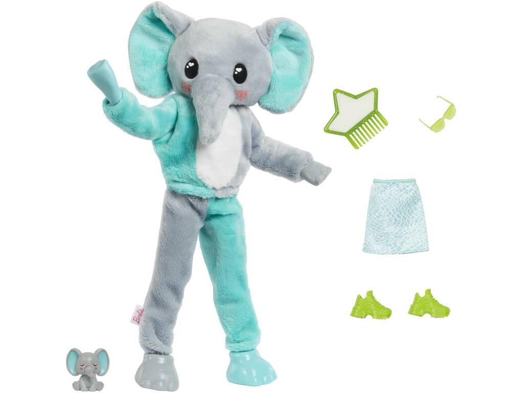 Barbie Cutie Reveal Amici della Giungla degli Elefanti Mattel HKP98