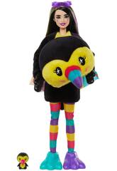 Barbie Cutie Reveal Amigos da Selva Tucano Mattel HKR00