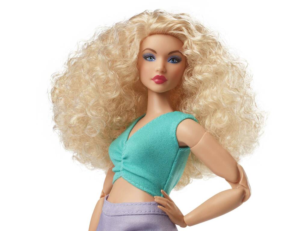Barbie Signature Looks Muñeca Barbie Pelo Rubio Mattel HJW83 - Juguetilandia