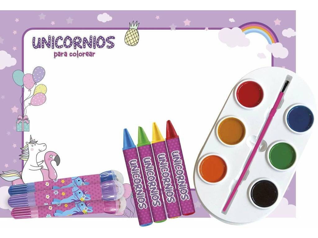 Sachets Léo et Couleurs Unicornios S352302