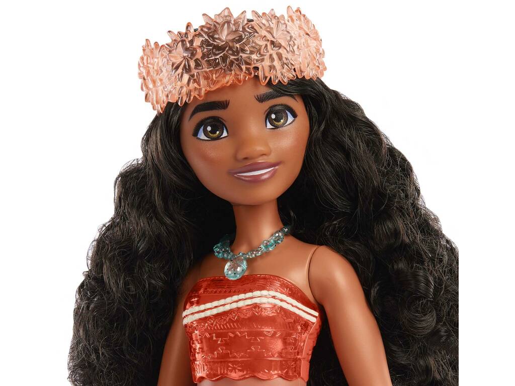 Fantasia de princesa vaiana moana com colar, 8 peças, adulto