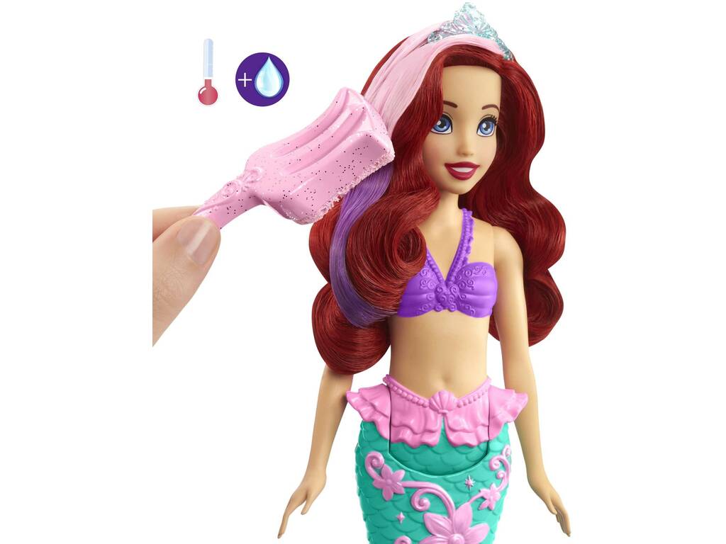 Disney-Prinzessinnen-Puppe Ariel Touch of Color Mattel HLW00