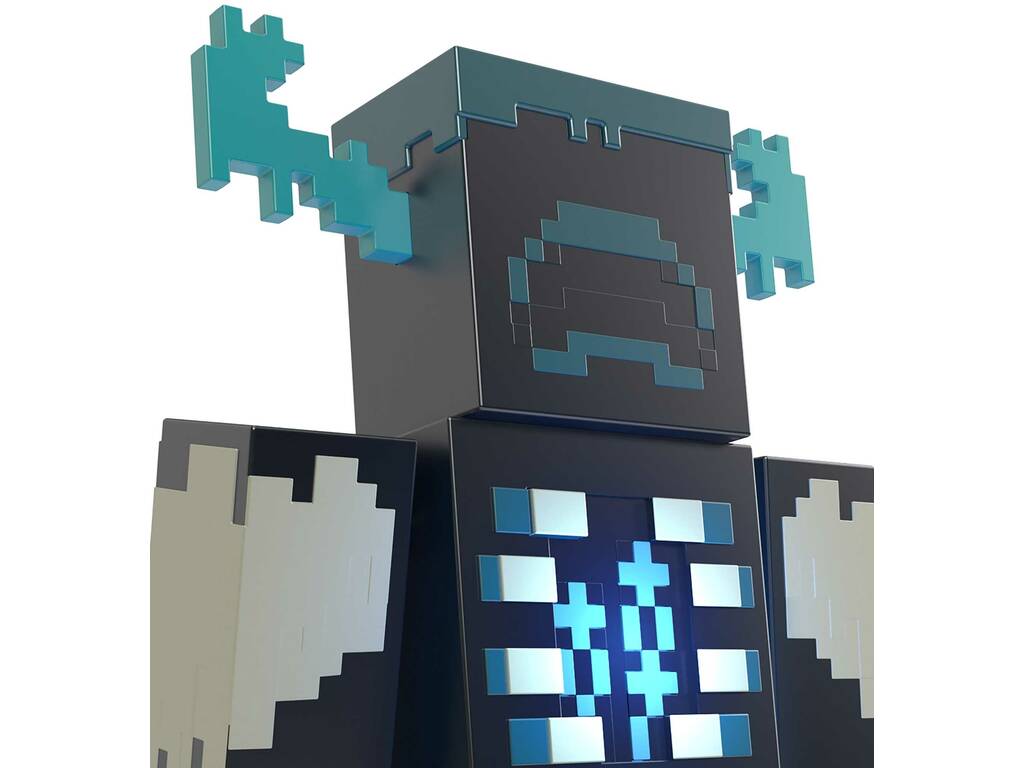 Minecraft Figura Warden con Luci e suoni Mattel HHK89