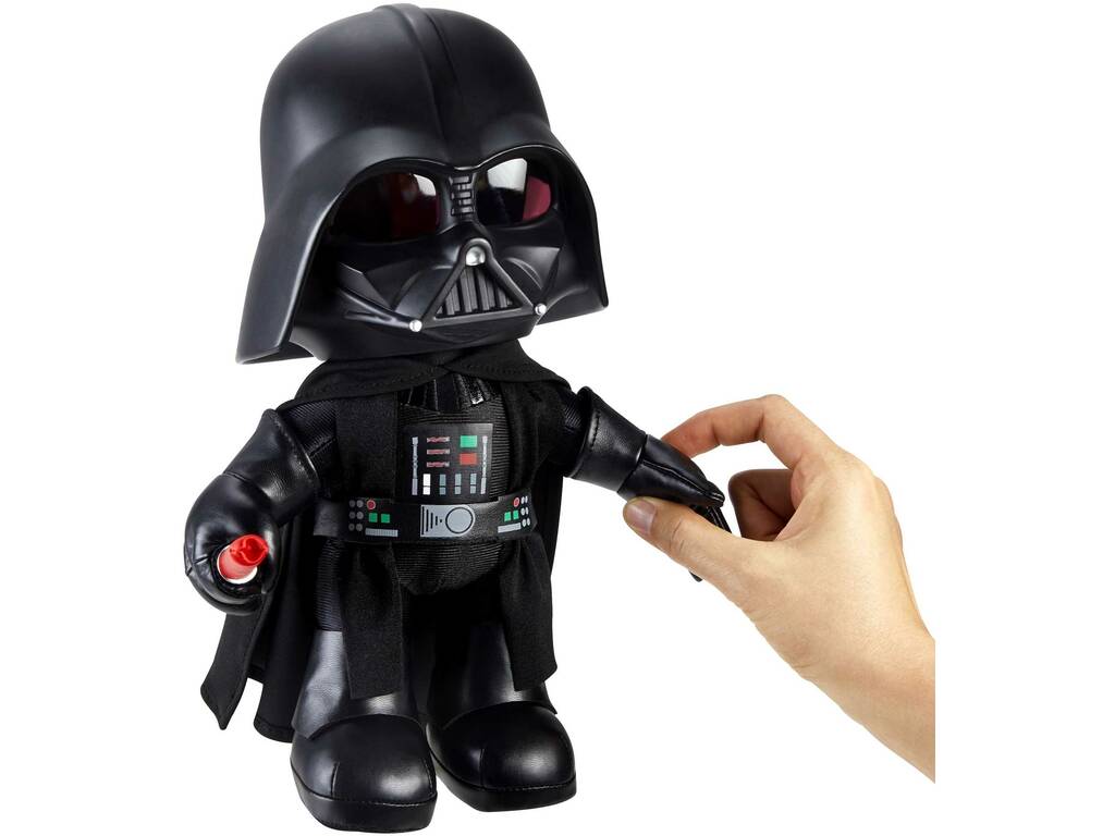 Star Wars Dark Vador Jouet en peluche avec distorsion de la voix et lumière Mattel HJW21
